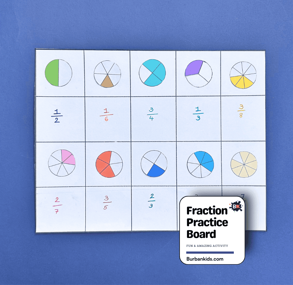 Fraction Practice Board