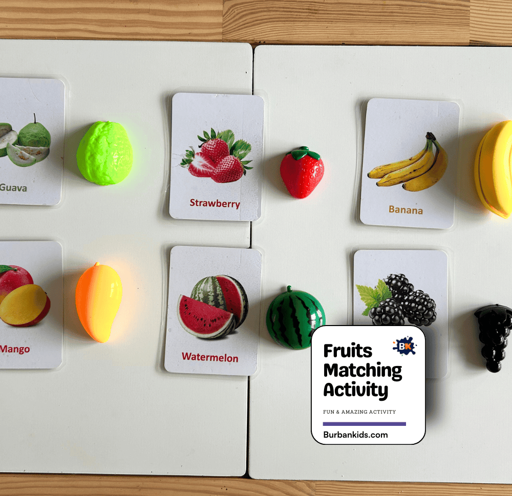 Fruits Matching Activity
