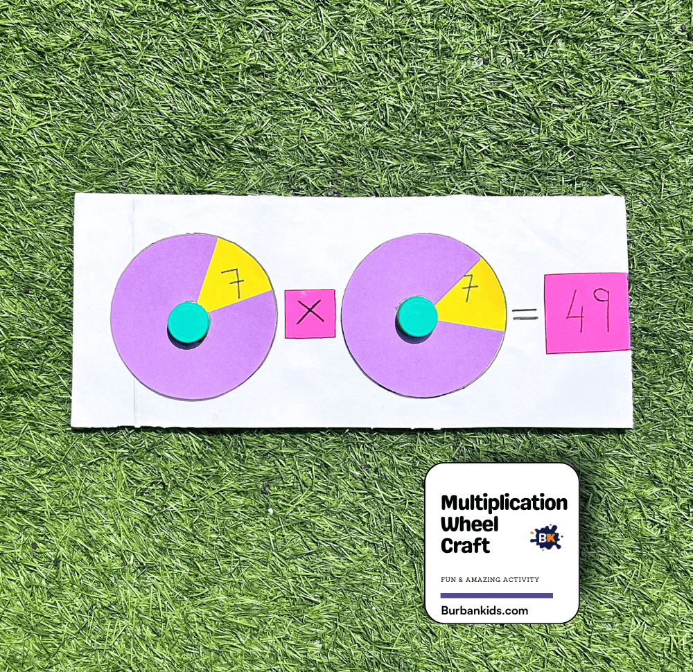 Multiplication Wheel Craft
