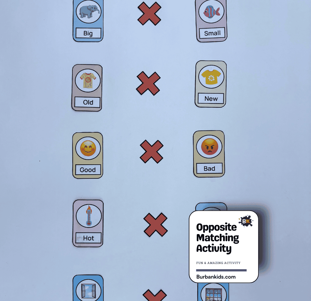 Opposite Matching Activity