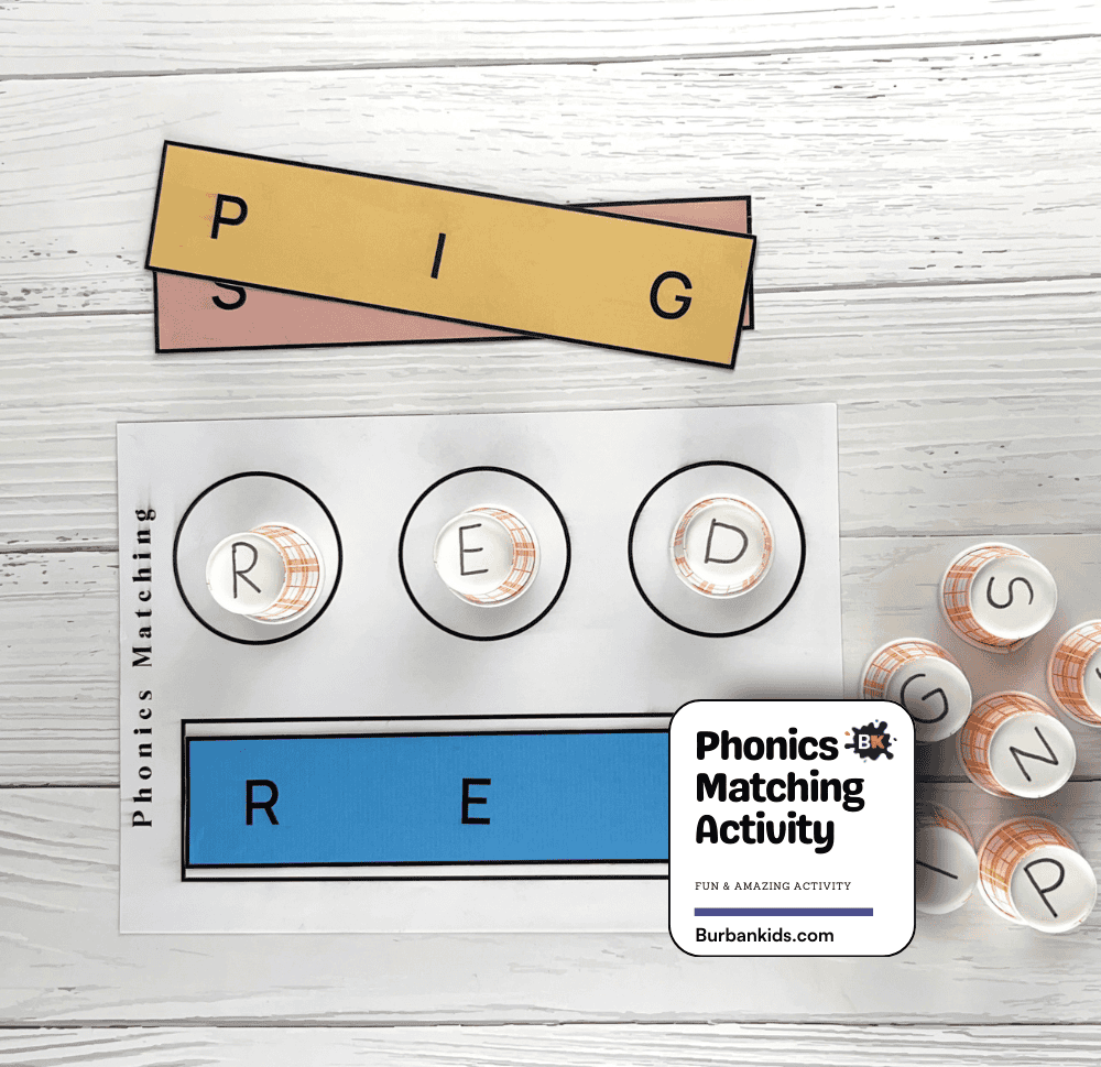 Phonics Matching Activity