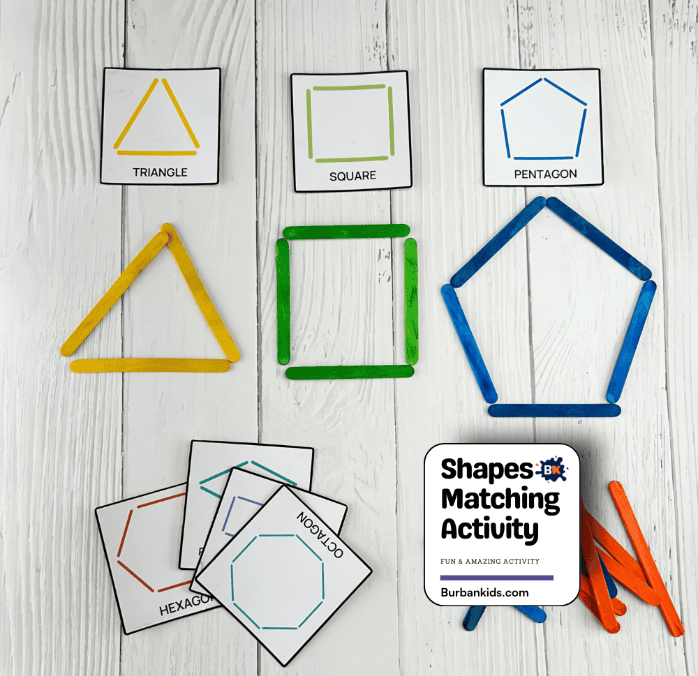 Shapes Matching Activity