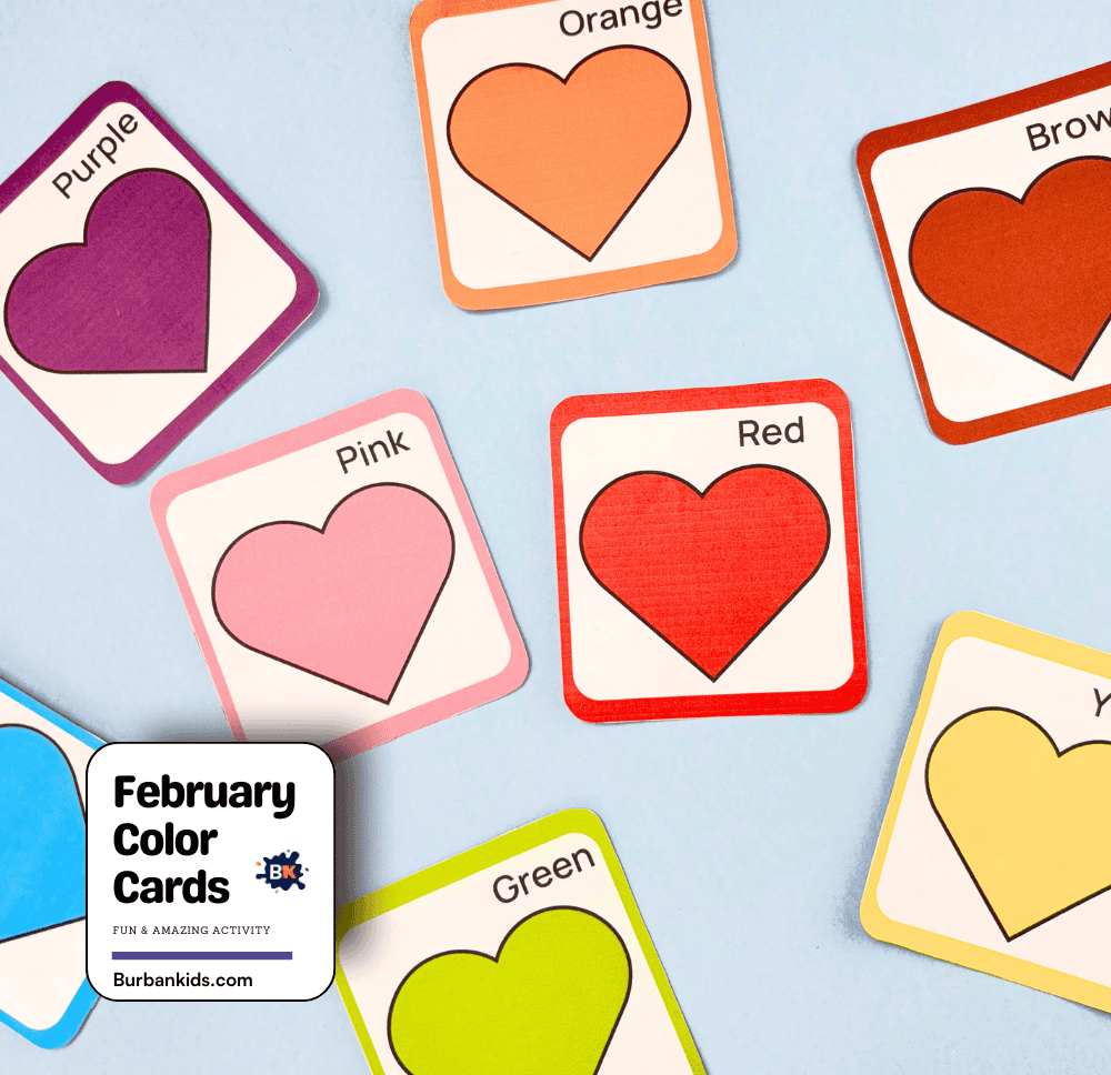 February Color Cards