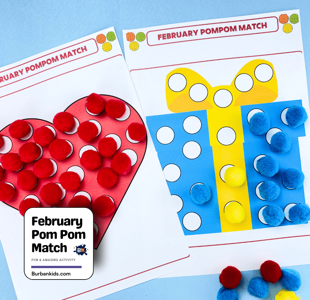 February Pom Pom Match
