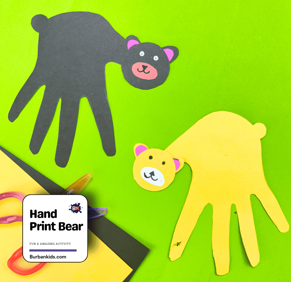 Hand Print Bear