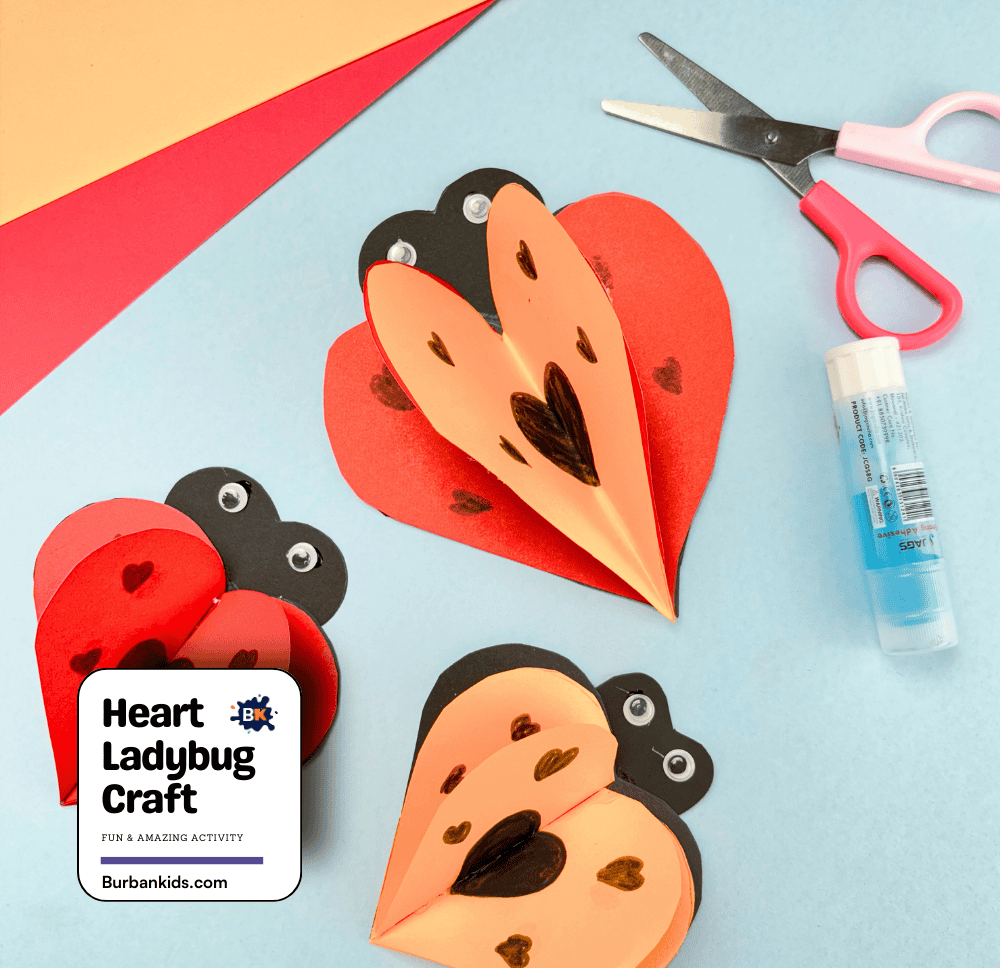 Heart Ladybug Craft