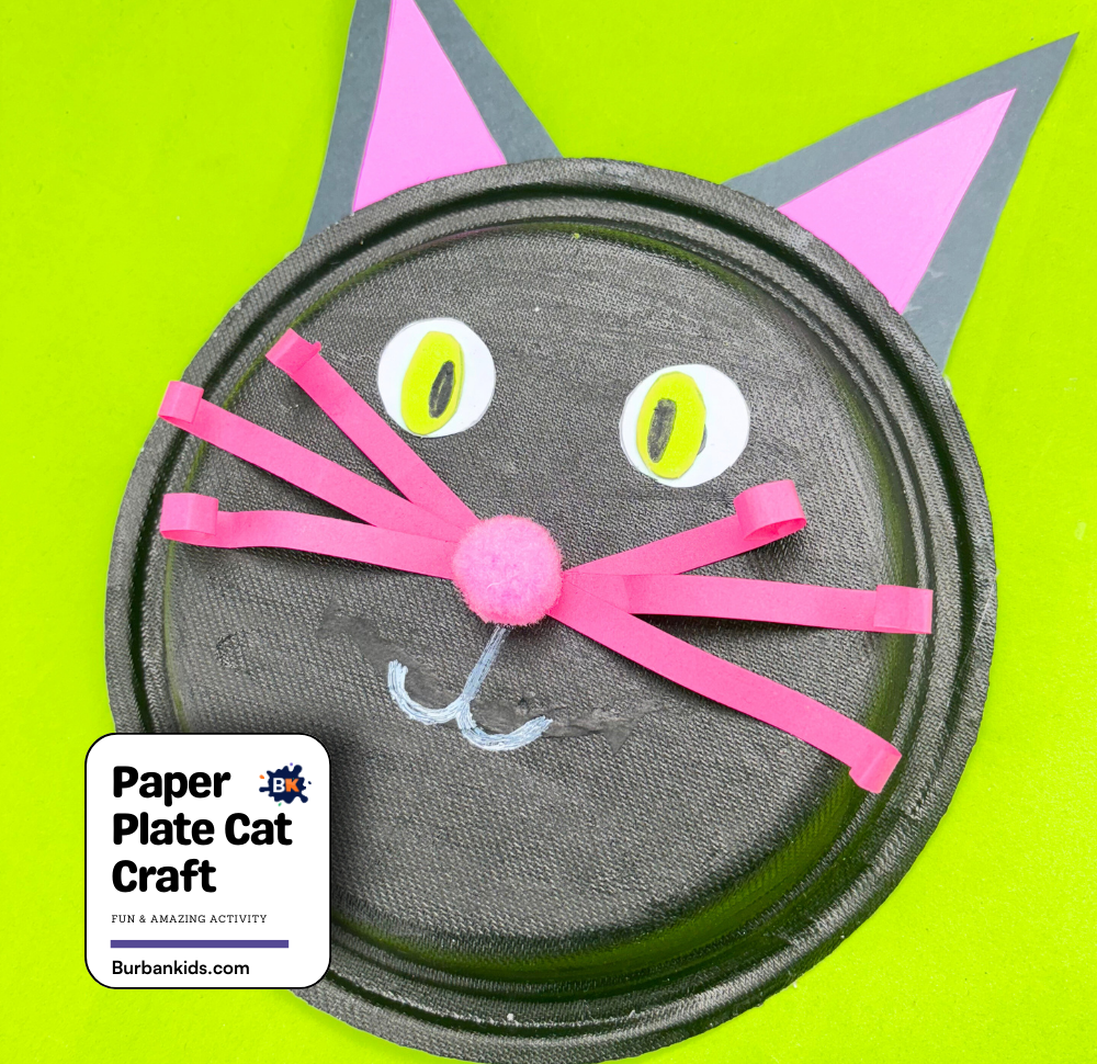 Paper Plate Cat Craft
