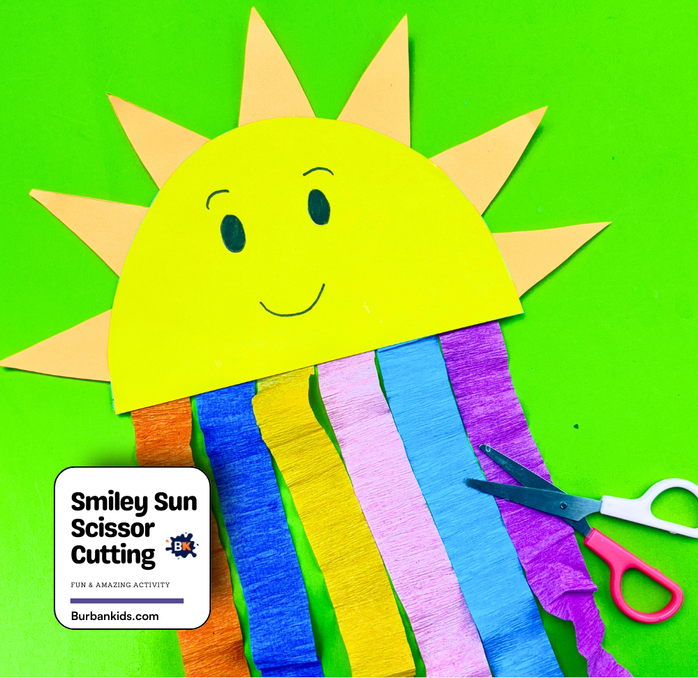 Smiley Sun Scissor Cutting