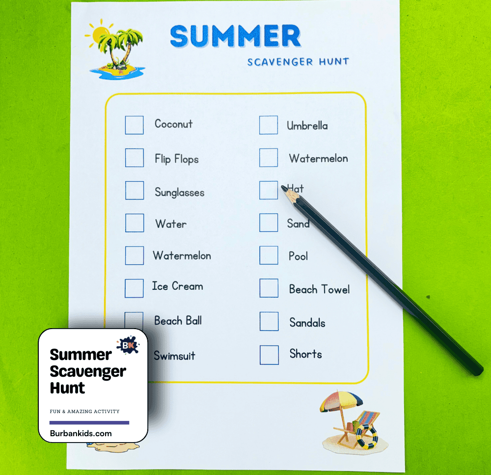 Summer Scavenger Hunt