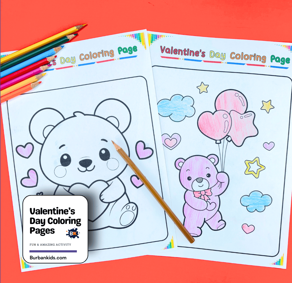 Valentine's Day Coloring Pages