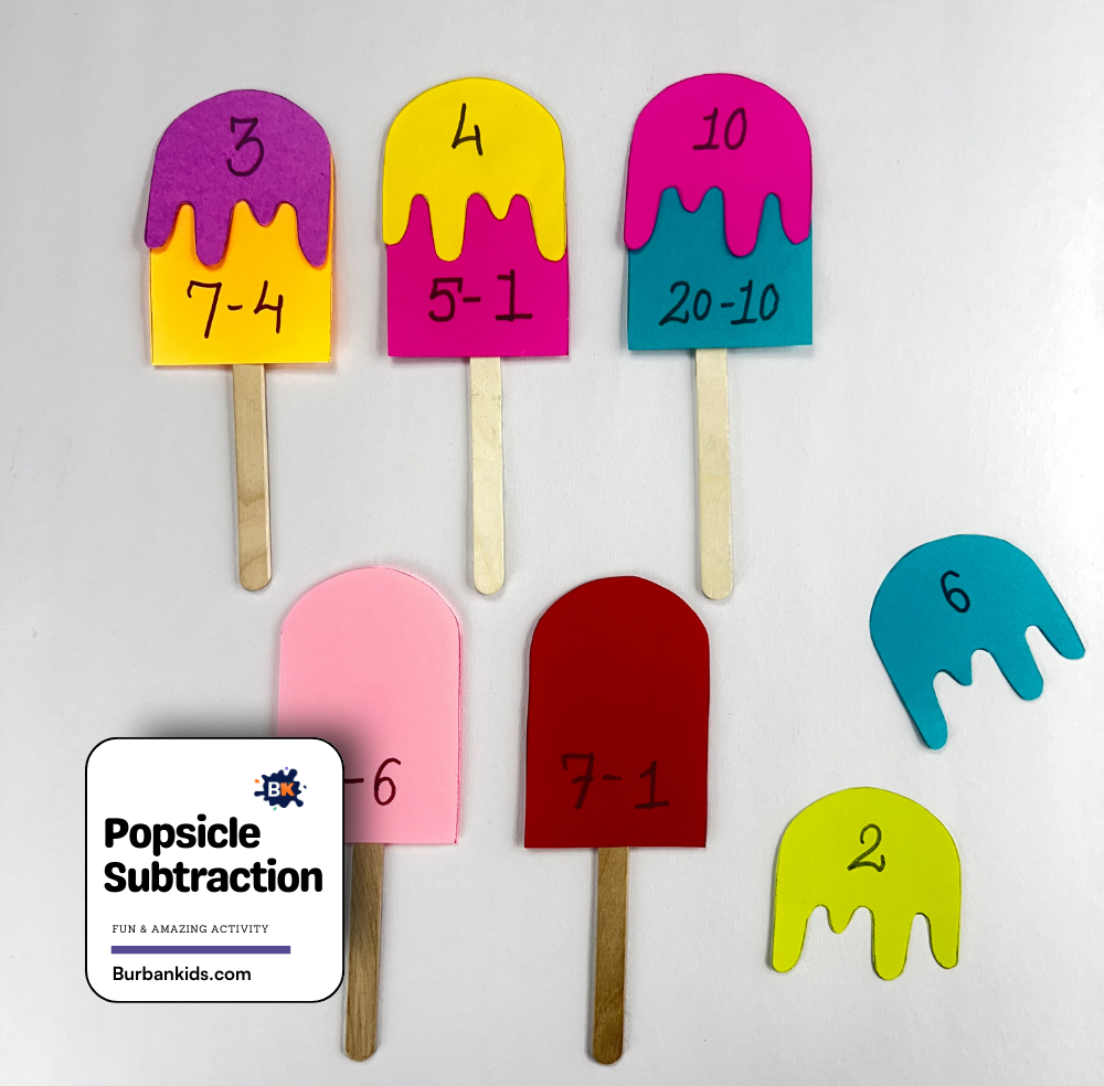 Popsicle Subtraction Popsicle Subtraction