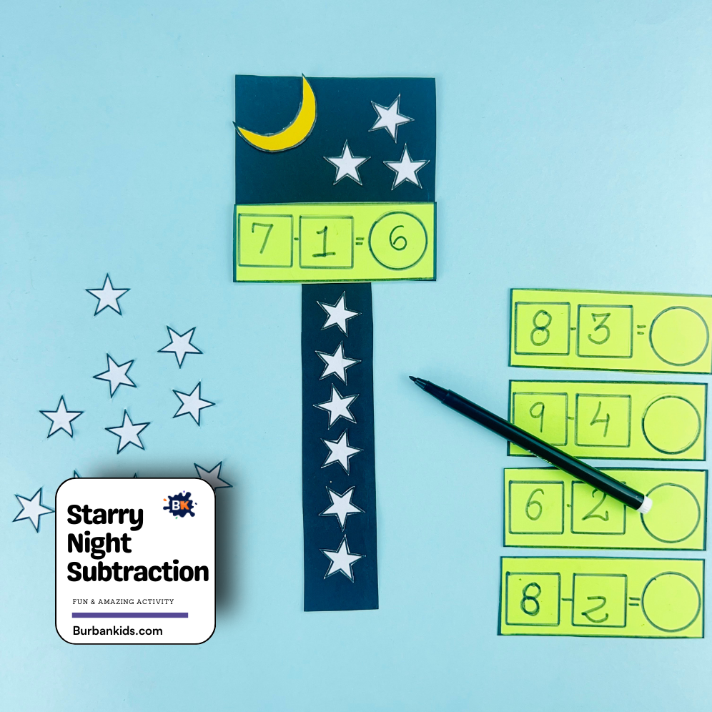 Starry Night Subtraction Starry Night Subtraction